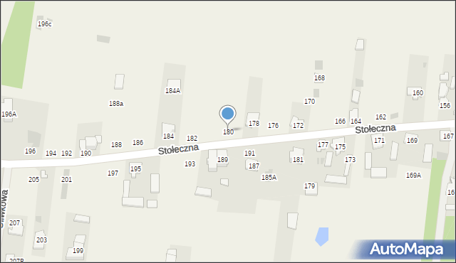 Płochocin, Stołeczna, 180, mapa Płochocin