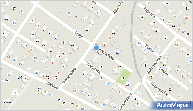 Płock, Stoczniowa, 6A, mapa Płock