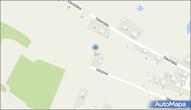 Płoki, Stroma, 10, mapa Płoki
