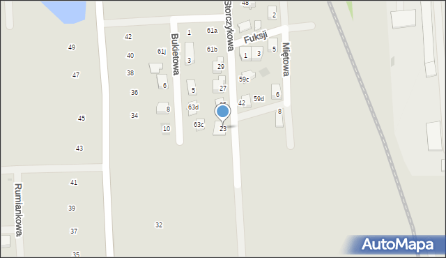 Płońsk, Storczykowa, 23, mapa Płońsk