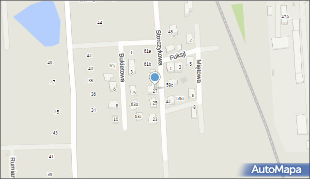 Płońsk, Storczykowa, 27, mapa Płońsk