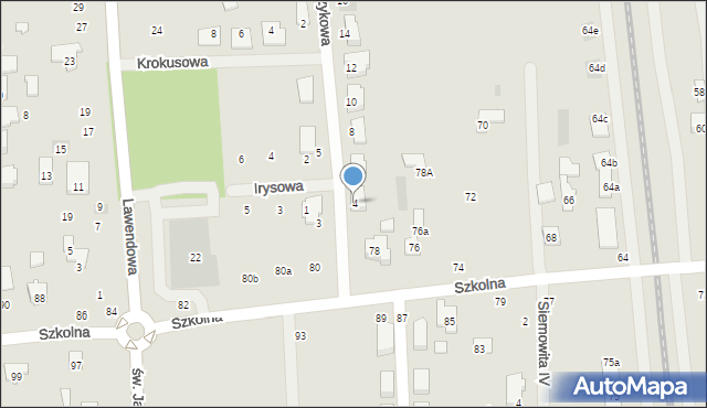 Płońsk, Storczykowa, 4, mapa Płońsk