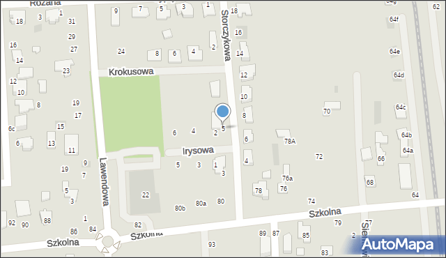 Płońsk, Storczykowa, 5, mapa Płońsk