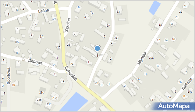 Płoty, Strumykowa, 3, mapa Płoty