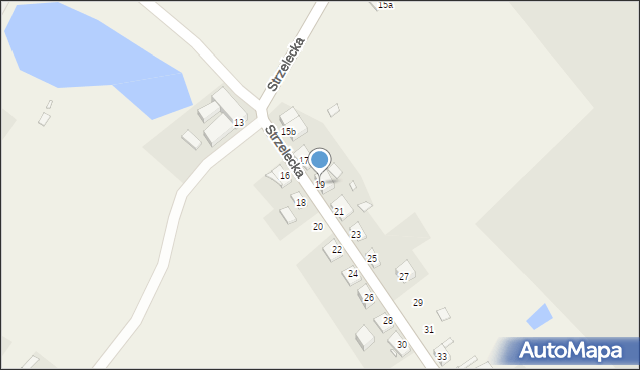 Pobiedna, Strzelecka, 19, mapa Pobiedna