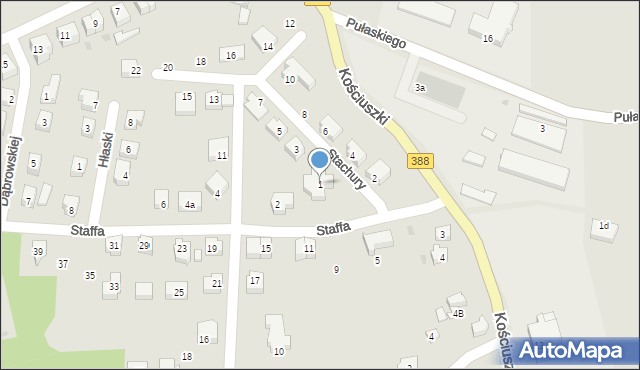 Polanica-Zdrój, Stachury Edwarda, 1, mapa Polanica-Zdrój