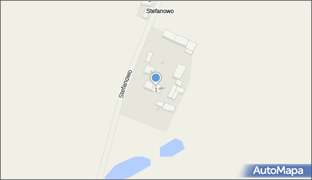 Polanowo, Stefanowo, 1, mapa Polanowo