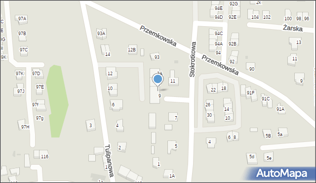 Polkowice, Stokrotkowa, 9c, mapa Polkowice