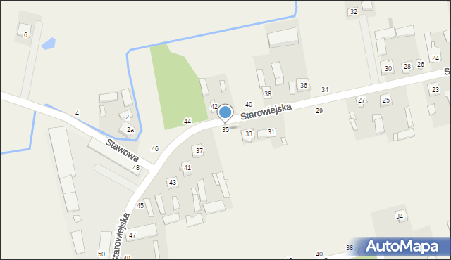 Potworów, Starowiejska, 35, mapa Potworów