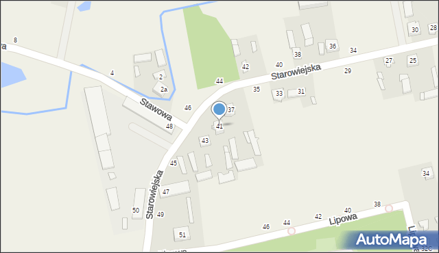 Potworów, Starowiejska, 41, mapa Potworów