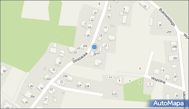 Pręgowo, Strażacka, 19, mapa Pręgowo