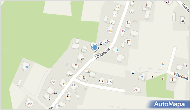 Pręgowo, Strażacka, 28, mapa Pręgowo
