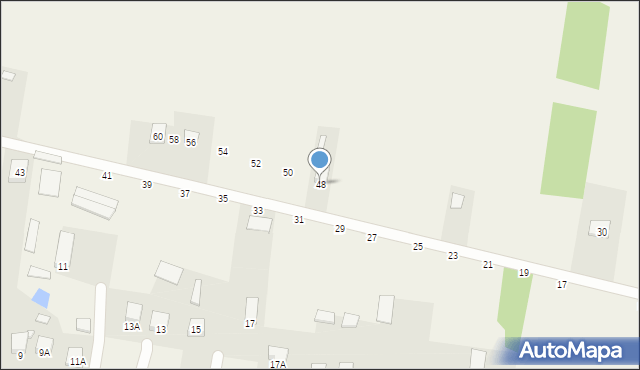 Promnik, Starowiejska, 48, mapa Promnik