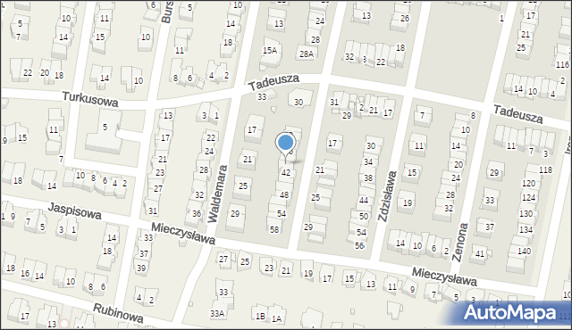 Pruszków, Stanisława, 40, mapa Pruszków