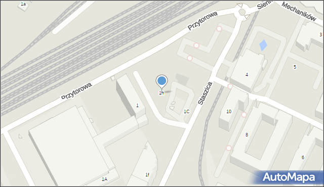 Pruszków, Staszica Stanisława, 1h, mapa Pruszków