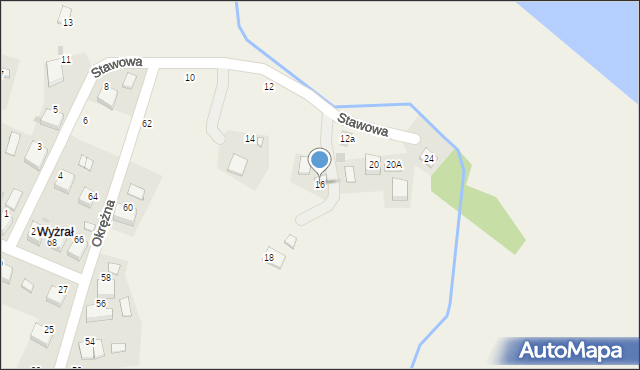 Przeciszów, Stawowa, 16, mapa Przeciszów