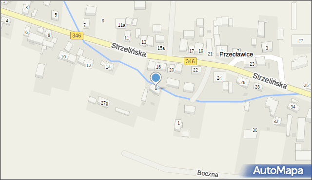 Przecławice, Strzelińska, 18, mapa Przecławice