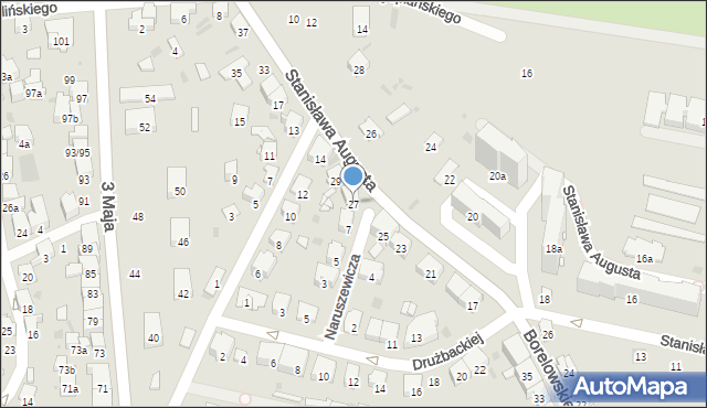 Przemyśl, Stanisława Augusta, 27, mapa Przemyśla