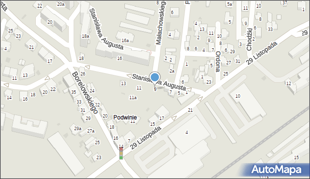 Przemyśl, Stanisława Augusta, 9, mapa Przemyśla