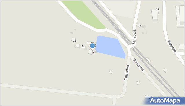 Przemyśl, Stawowa, 16, mapa Przemyśla