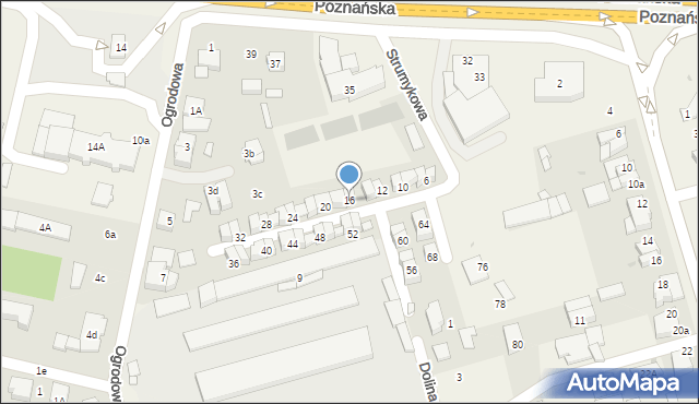 Przeźmierowo, Strumykowa, 16, mapa Przeźmierowo