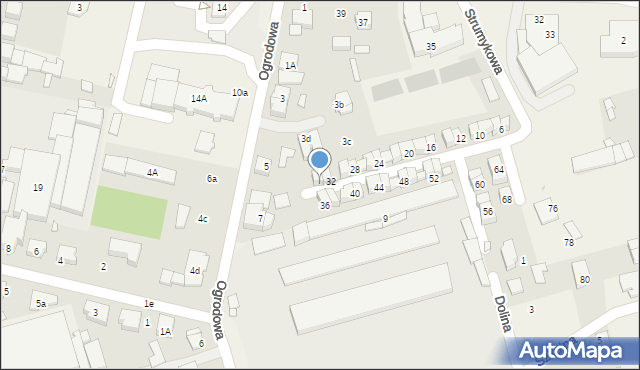 Przeźmierowo, Strumykowa, 34, mapa Przeźmierowo