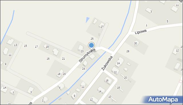 Przyjaźń, Strumykowa, 26, mapa Przyjaźń