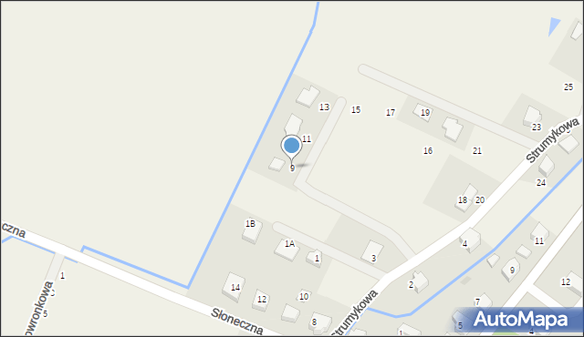 Przyjaźń, Strumykowa, 9, mapa Przyjaźń