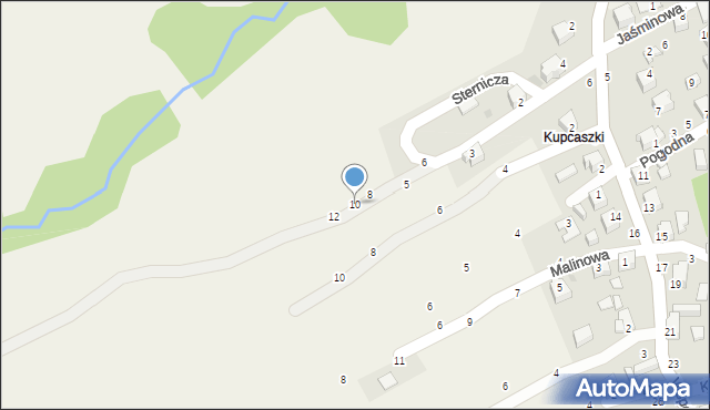 Przyłęków, Sternicza, 10, mapa Przyłęków