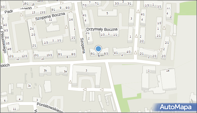 Pyskowice, Strzelców Bytomskich, 6, mapa Pyskowice