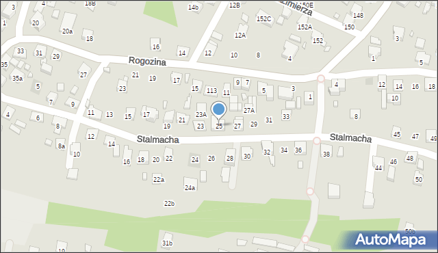 Radlin, Stalmacha Pawła, 25, mapa Radlin