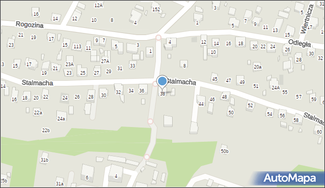 Radlin, Stalmacha Pawła, 38, mapa Radlin