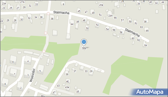 Radlin, Stalmacha Pawła, 50b, mapa Radlin