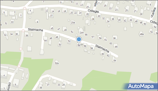 Radlin, Stalmacha Pawła, 54, mapa Radlin