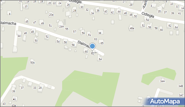 Radlin, Stalmacha Pawła, 62, mapa Radlin