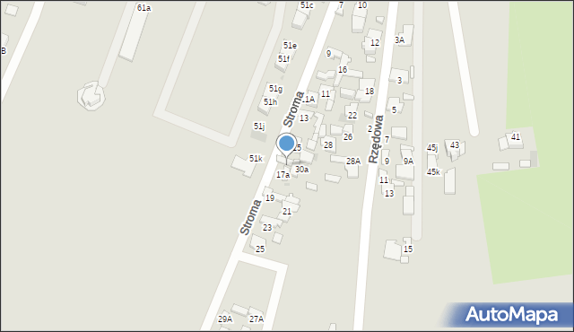 Radom, Stroma, 17, mapa Radomia