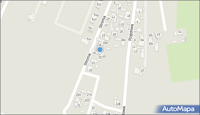 Radom, Stroma, 21, mapa Radomia