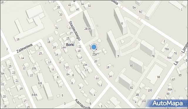 Radom, Stasieckiego Eugeniusza, kpt. hm., 22a, mapa Radomia