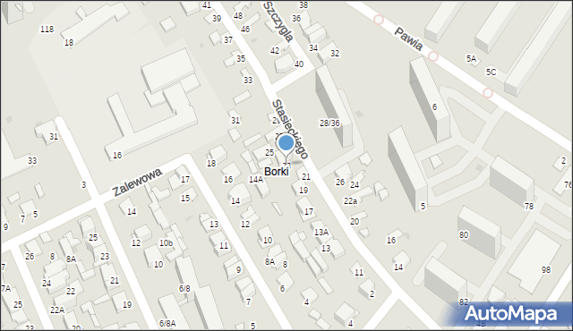 Radom, Stasieckiego Eugeniusza, kpt. hm., 23, mapa Radomia