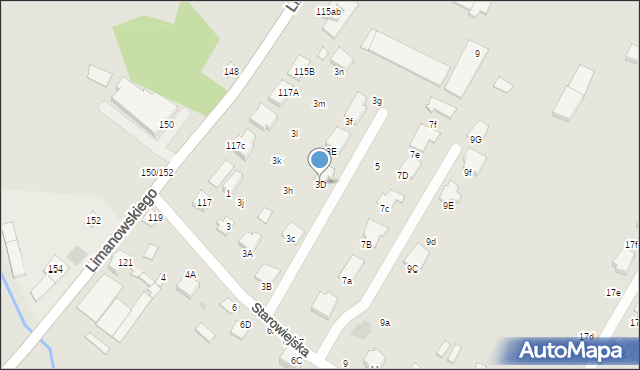 Radom, Starowiejska, 3D, mapa Radomia