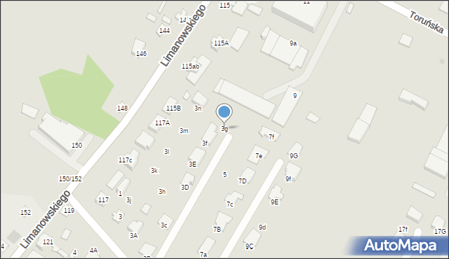 Radom, Starowiejska, 3g, mapa Radomia