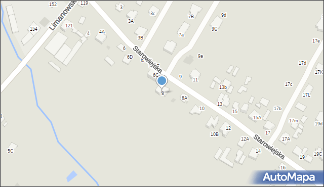 Radom, Starowiejska, 8, mapa Radomia