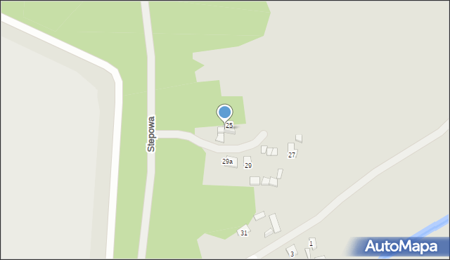 Radom, Stepowa, 26, mapa Radomia