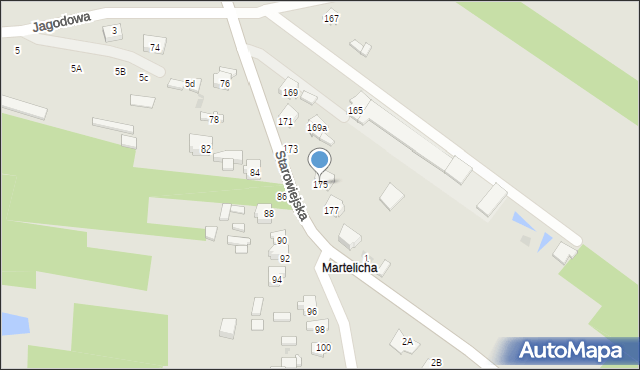 Radomsko, Starowiejska, 175, mapa Radomsko