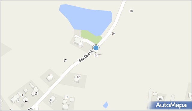 Radostowice, Studzienka, 14, mapa Radostowice