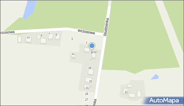 Radostowice, Studzienka, 37, mapa Radostowice