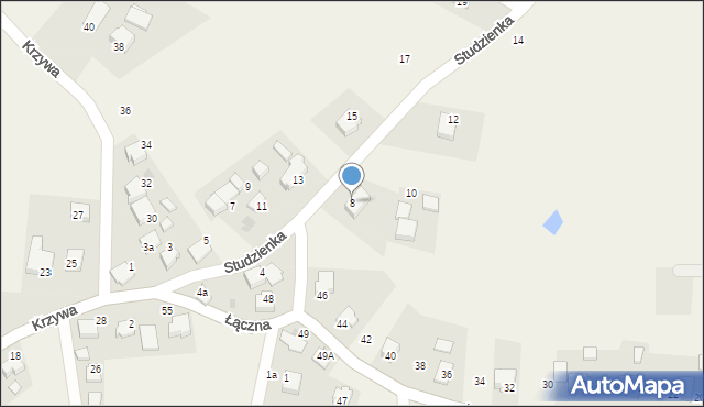Radostowice, Studzienka, 8, mapa Radostowice