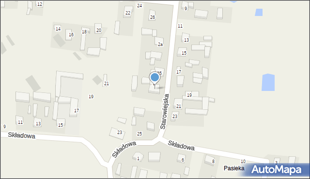 Radoszewice, Starowiejska, 4, mapa Radoszewice