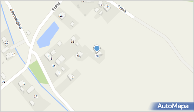 Radwanice, Stawowa, 7b, mapa Radwanice