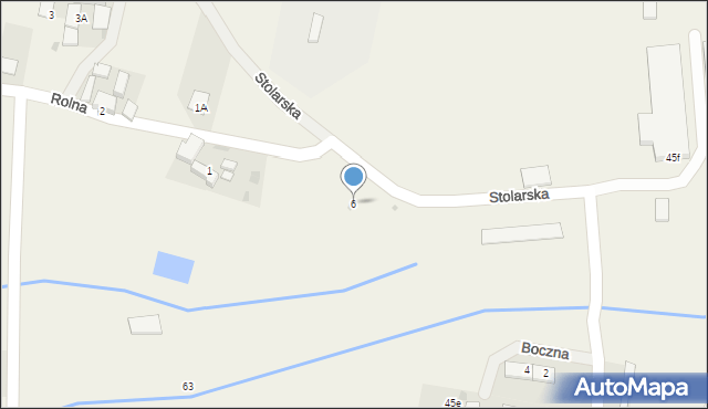 Radwanice, Stolarska, 6, mapa Radwanice